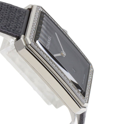 CHANEL Boyfriend Tweed Diamond Watches H5318 Stainless Steel/Stainless Steel Ladies