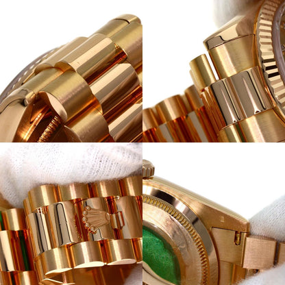 ROLEX Day Date 10P Diamond Watches 118235A K18 Pink Gold/18K Pink Gold mens