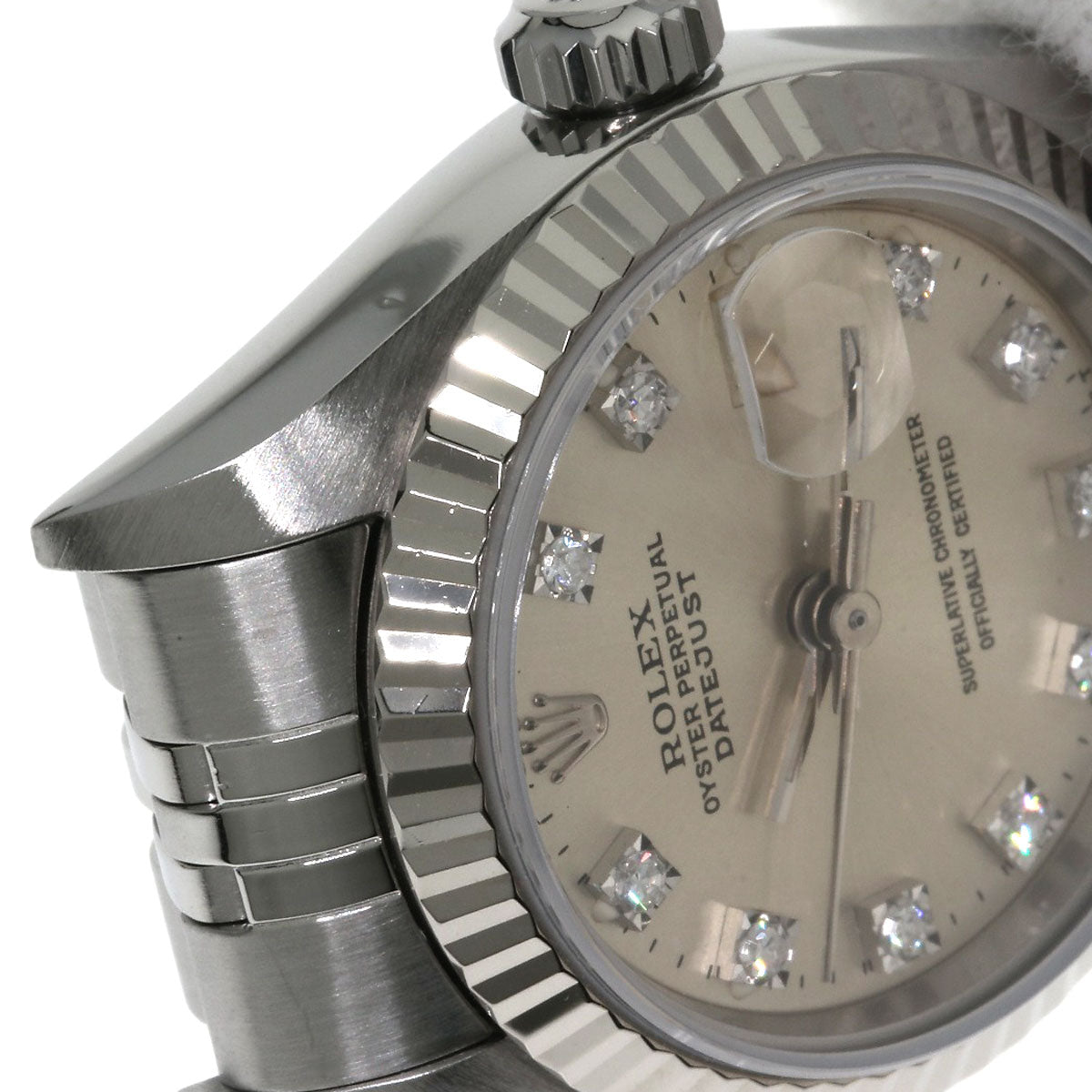 ROLEX DATEJUST 10P Diamond Watches 69174G Stainless Steel/Stainless Steel Ladies