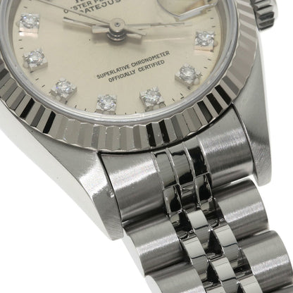 ROLEX DATEJUST 10P Diamond Watches 69174G Stainless Steel/Stainless Steel Ladies
