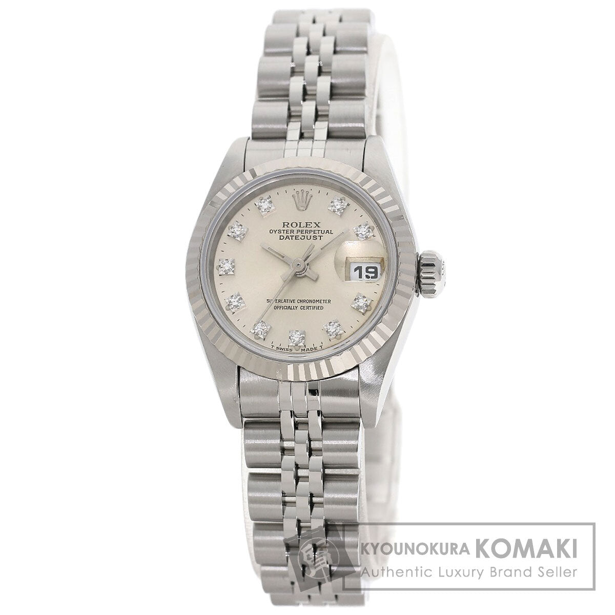 ROLEX DATEJUST 10P Diamond Watches 69174G Stainless Steel/Stainless Steel Ladies