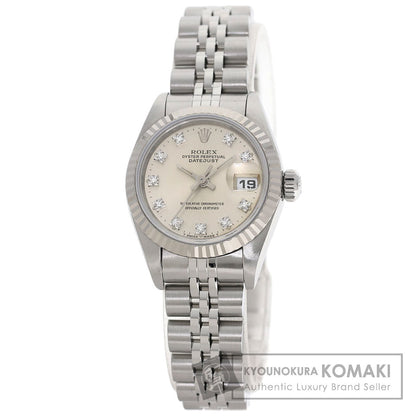 ROLEX DATEJUST 10P Diamond Watches 69174G Stainless Steel/Stainless Steel Ladies