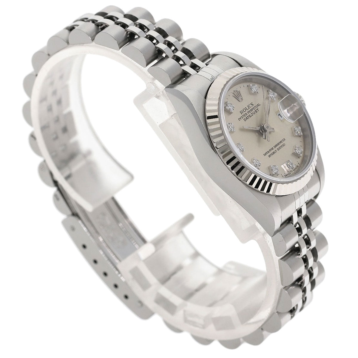 ROLEX DATEJUST 10P Diamond Watches 69174G Stainless Steel/Stainless Steel Ladies