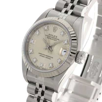 ROLEX DATEJUST 10P Diamond Watches 69174G Stainless Steel/Stainless Steel Ladies