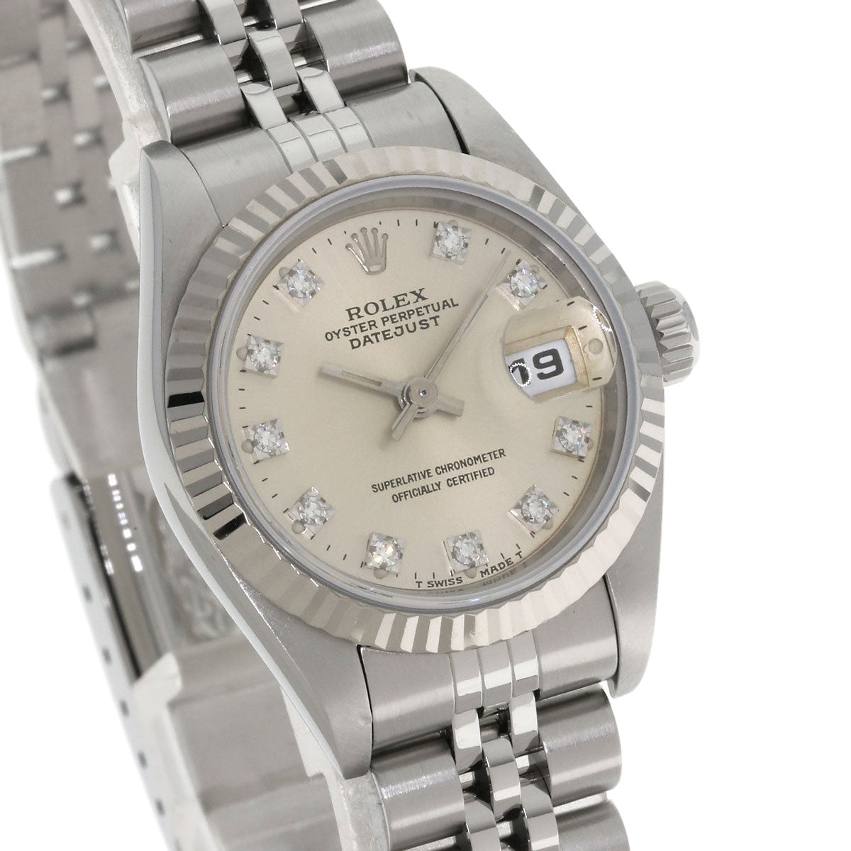 ROLEX DATEJUST 10P Diamond Watches 69174G Stainless Steel/Stainless Steel Ladies
