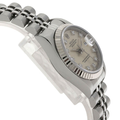 ROLEX DATEJUST 10P Diamond Watches 69174G Stainless Steel/Stainless Steel Ladies