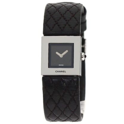 CHANEL Matelasse Watches H0116 Stainless Steel/Leather Ladies