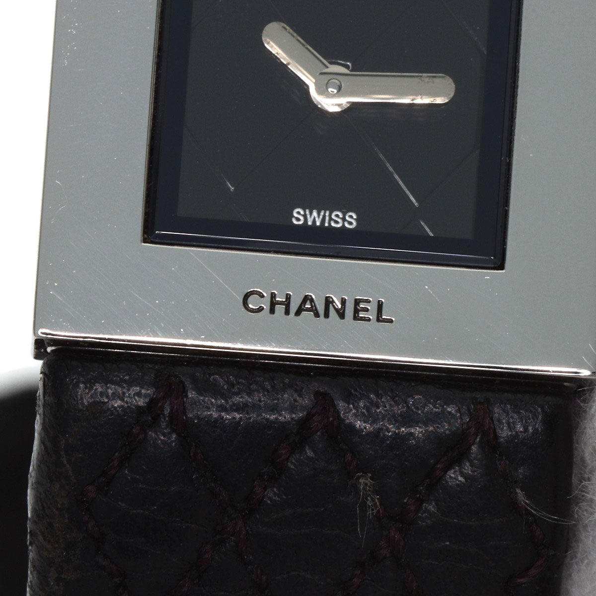 CHANEL Matelasse Watches H0116 Stainless Steel/Leather Ladies