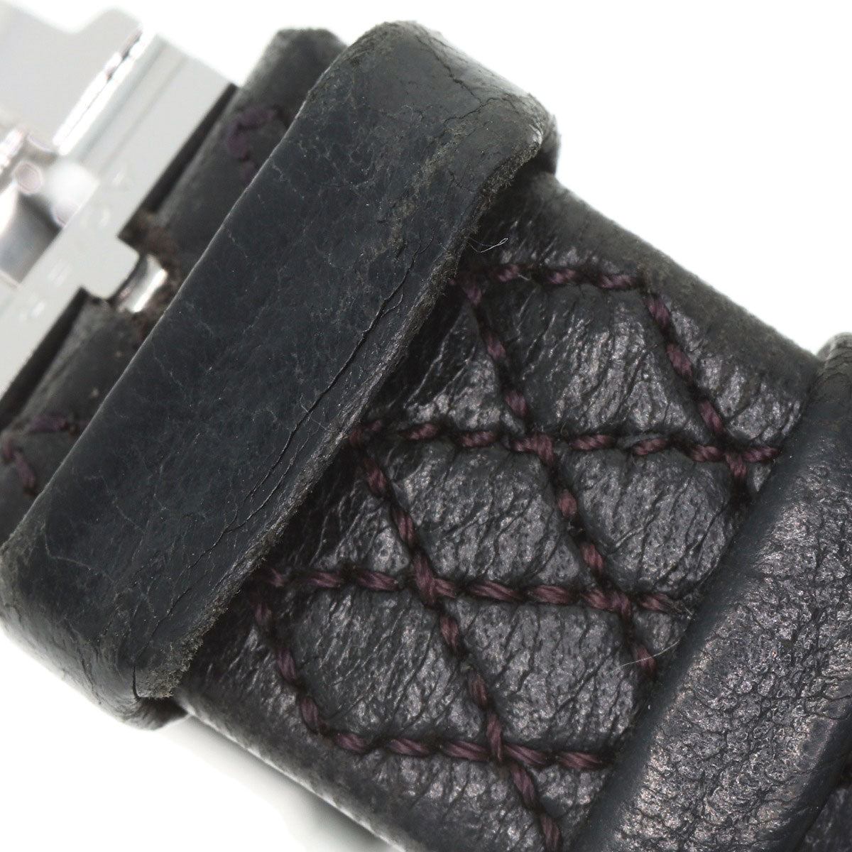 CHANEL Matelasse Watches H0116 Stainless Steel/Leather Ladies