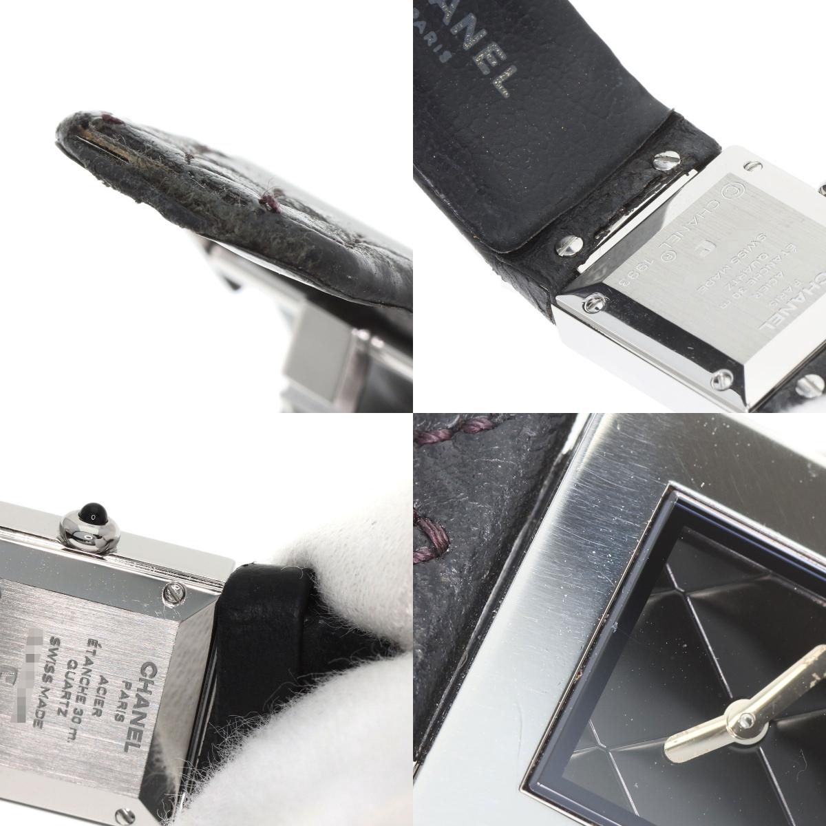 CHANEL Matelasse Watches H0116 Stainless Steel/Leather Ladies