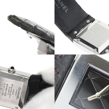 CHANEL Matelasse Watches H0116 Stainless Steel/Leather Ladies