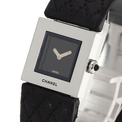 CHANEL Matelasse Watches H0116 Stainless Steel/Leather Ladies
