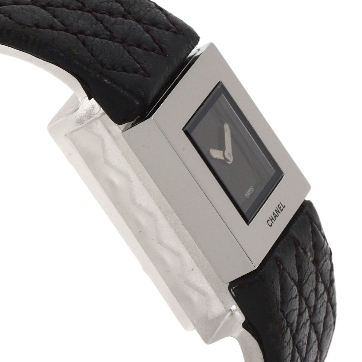 CHANEL Matelasse Watches H0116 Stainless Steel/Leather Ladies