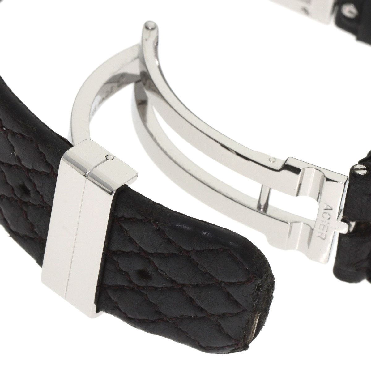 CHANEL Matelasse Watches H0116 Stainless Steel/Leather Ladies