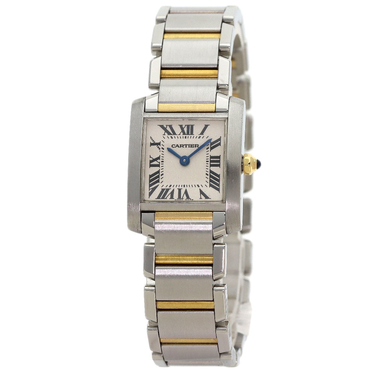 CARTIER Tank francaise SM Watches W51007Q4 Stainless Steel/SSxK18YG Ladies