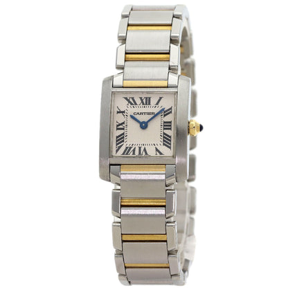 CARTIER Tank francaise SM Watches W51007Q4 Stainless Steel/SSxK18YG Ladies