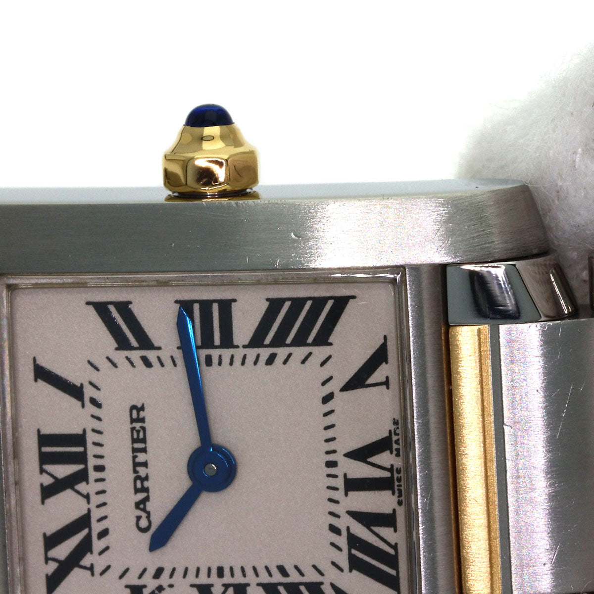 CARTIER Tank francaise SM Watches W51007Q4 Stainless Steel/SSxK18YG Ladies