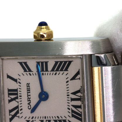 CARTIER Tank francaise SM Watches W51007Q4 Stainless Steel/SSxK18YG Ladies