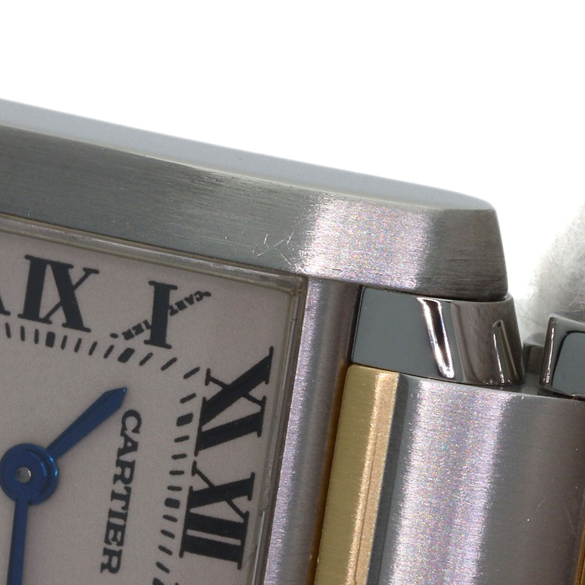 CARTIER Tank francaise SM Watches W51007Q4 Stainless Steel/SSxK18YG Ladies