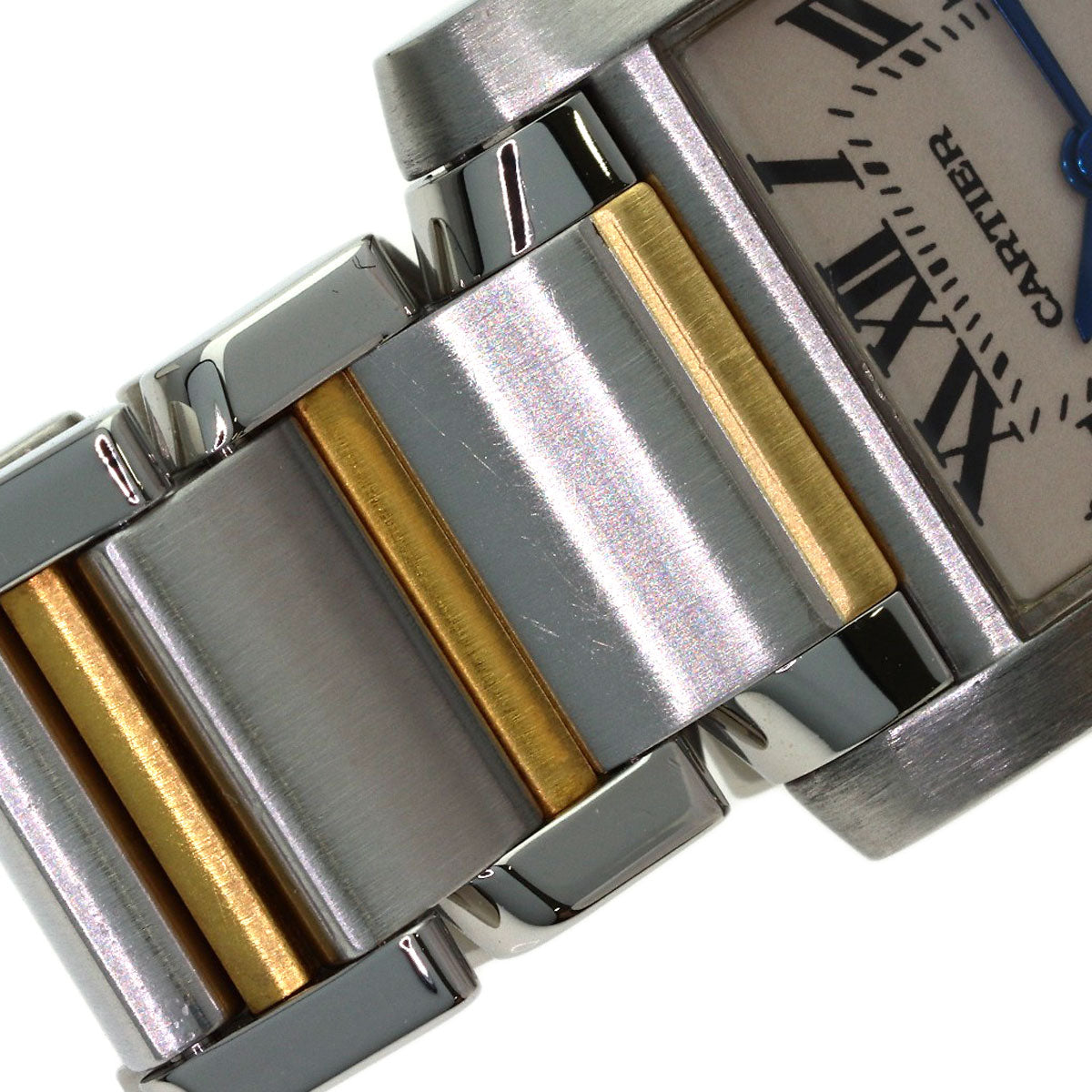 CARTIER Tank francaise SM Watches W51007Q4 Stainless Steel/SSxK18YG Ladies