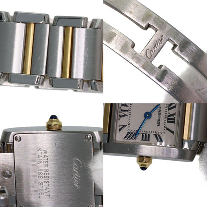 CARTIER Tank francaise SM Watches W51007Q4 Stainless Steel/SSxK18YG Ladies