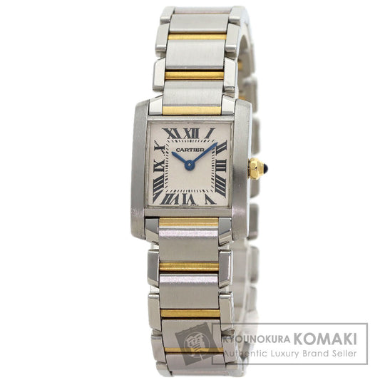 CARTIER Tank francaise SM Watches W51007Q4 Stainless Steel/SSxK18YG Ladies