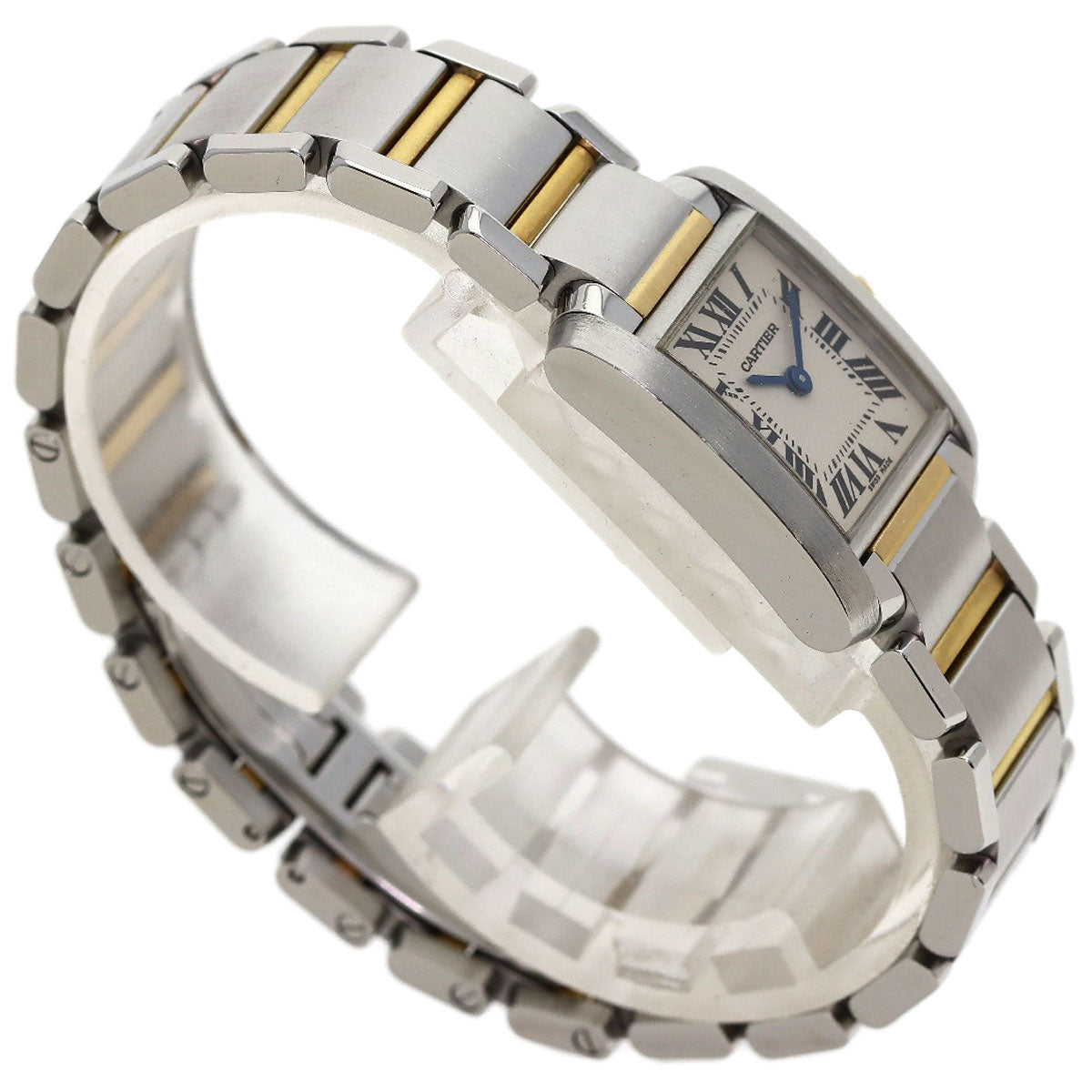 CARTIER Tank francaise SM Watches W51007Q4 Stainless Steel/SSxK18YG Ladies