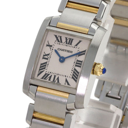 CARTIER Tank francaise SM Watches W51007Q4 Stainless Steel/SSxK18YG Ladies