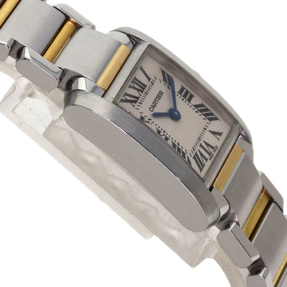 CARTIER Tank francaise SM Watches W51007Q4 Stainless Steel/SSxK18YG Ladies