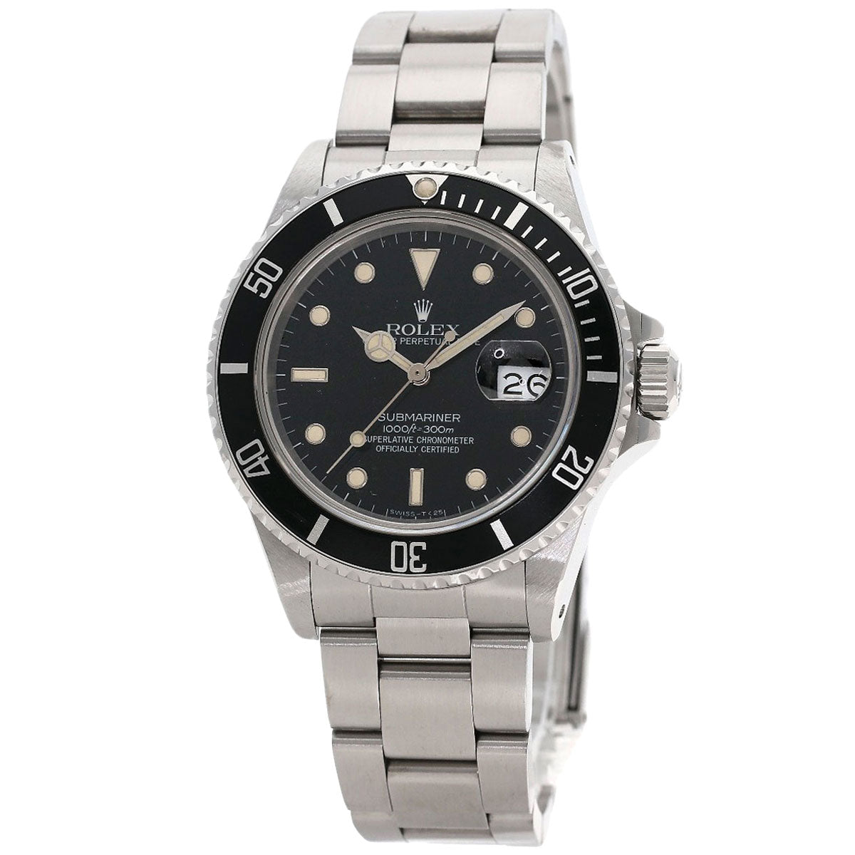ROLEX Submariner Date All Tritium 1987 Vintage Watches 168000 Stainless Steel/Stainless Steel mens