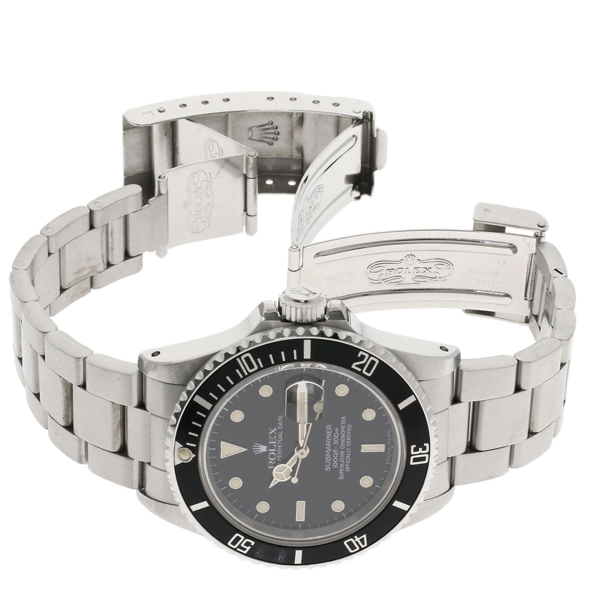 ROLEX Submariner Date All Tritium 1987 Vintage Watches 168000 Stainless Steel/Stainless Steel mens