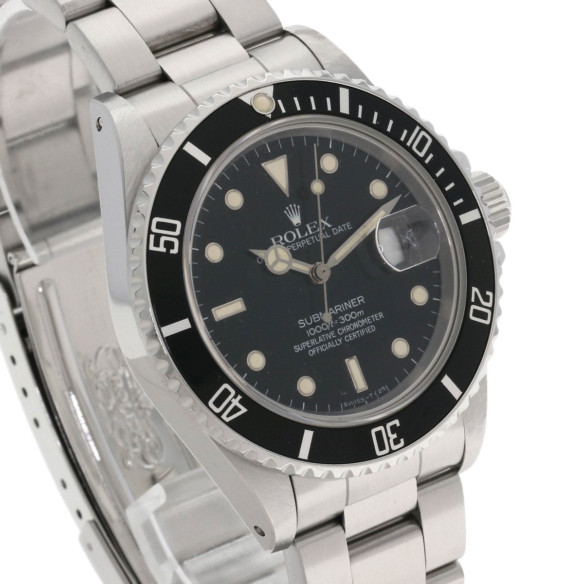 ROLEX Submariner Date All Tritium 1987 Vintage Watches 168000 Stainless Steel/Stainless Steel mens