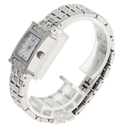 HERMES H Watch Mini Diamond Watches HH1.130 Stainless Steel/Stainless Steel Ladies