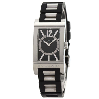BVLGARI Rettangoro Watches RT39S Stainless Steel/Rubber Ladies