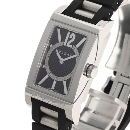 BVLGARI Rettangoro Watches RT39S Stainless Steel/Rubber Ladies
