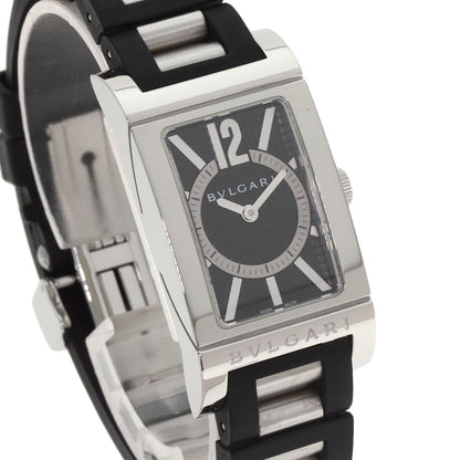 BVLGARI Rettangoro Watches RT39S Stainless Steel/Rubber Ladies