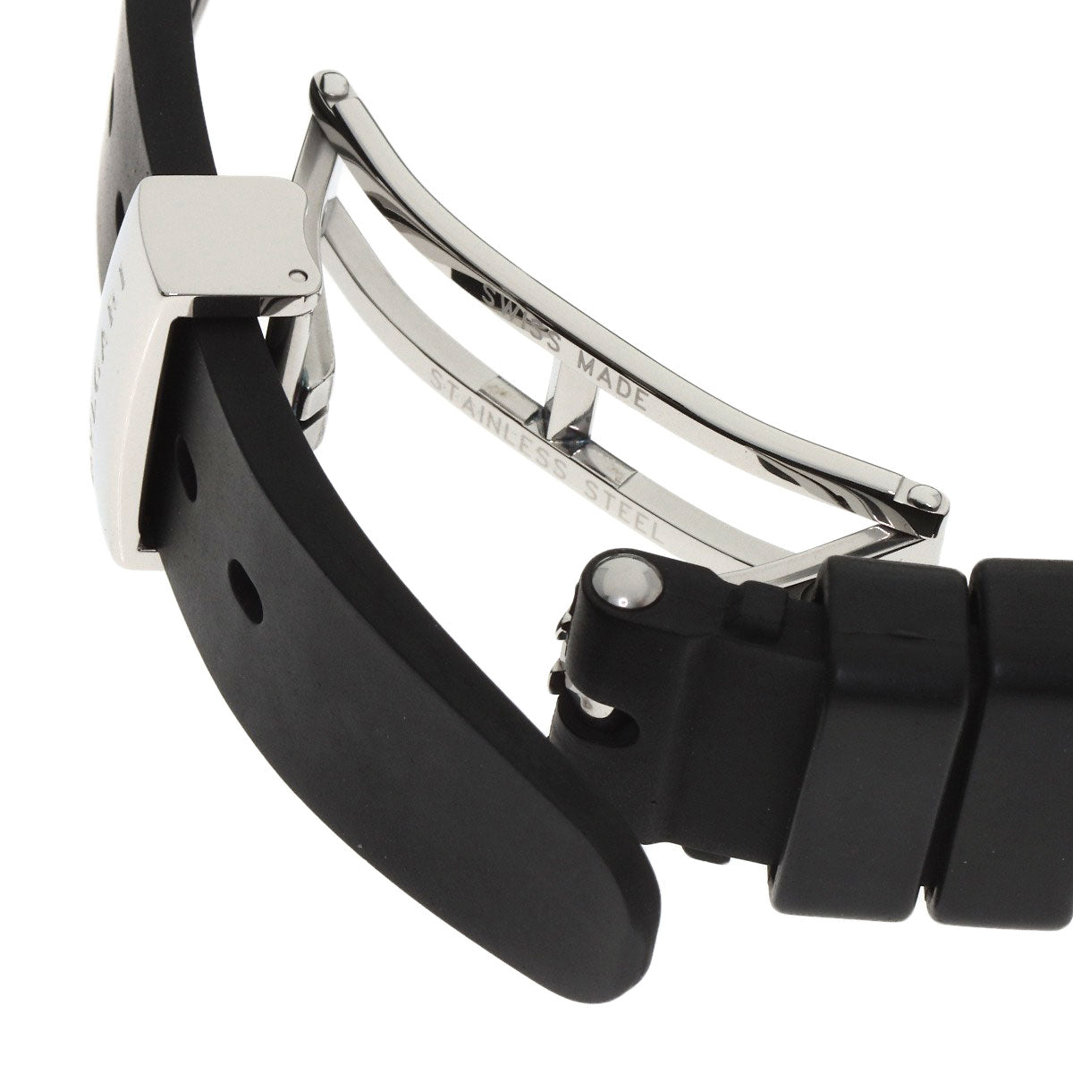 BVLGARI Rettangoro Watches RT39S Stainless Steel/Rubber Ladies