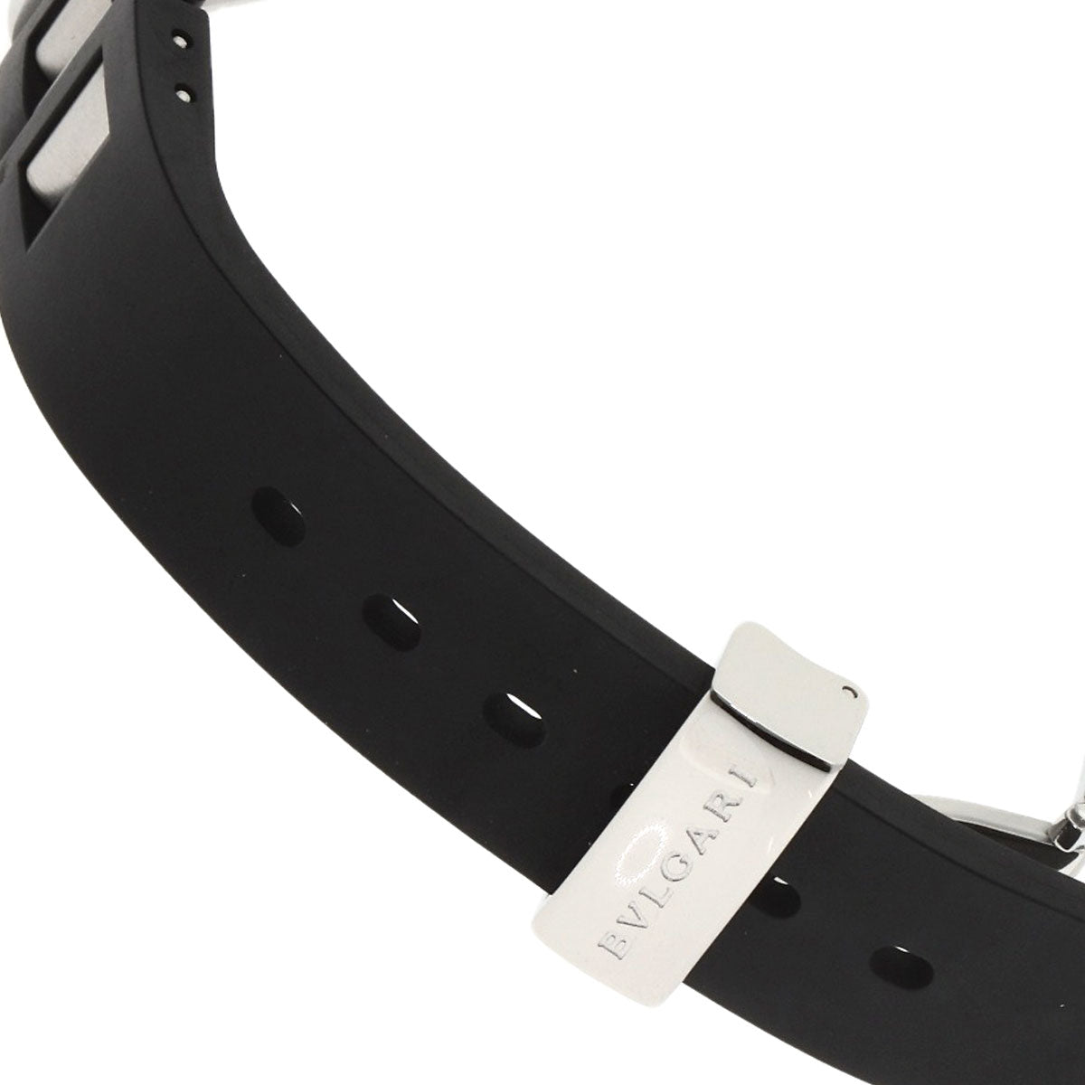 BVLGARI Rettangoro Watches RT39S Stainless Steel/Rubber Ladies