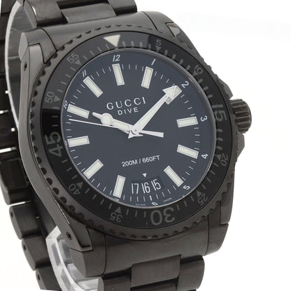 GUCCI Dive Watches 136.2 Stainless Steel/Stainless Steel mens