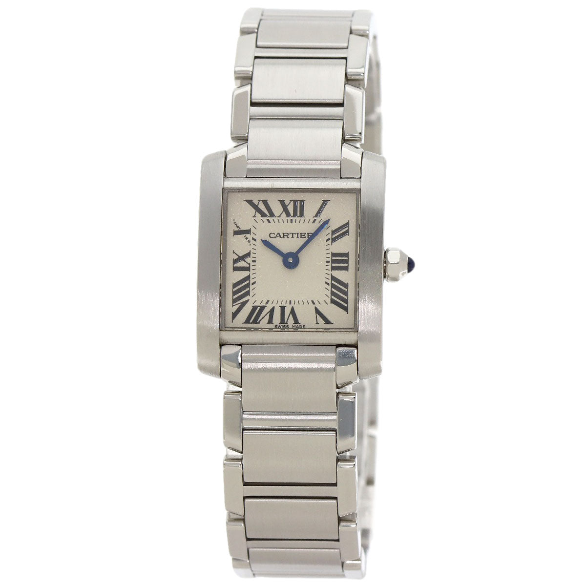 CARTIER Tank francaise SM Watches W51008Q3 Stainless Steel/Stainless Steel Ladies