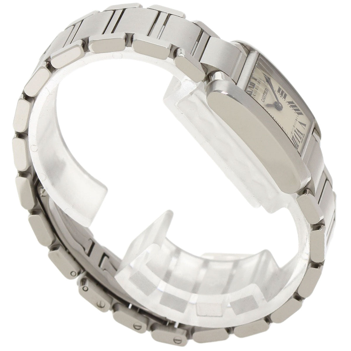 CARTIER Tank francaise SM Watches W51008Q3 Stainless Steel/Stainless Steel Ladies