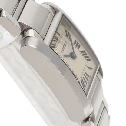 CARTIER Tank francaise SM Watches W51008Q3 Stainless Steel/Stainless Steel Ladies