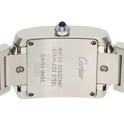 CARTIER Tank francaise SM Watches W51008Q3 Stainless Steel/Stainless Steel Ladies