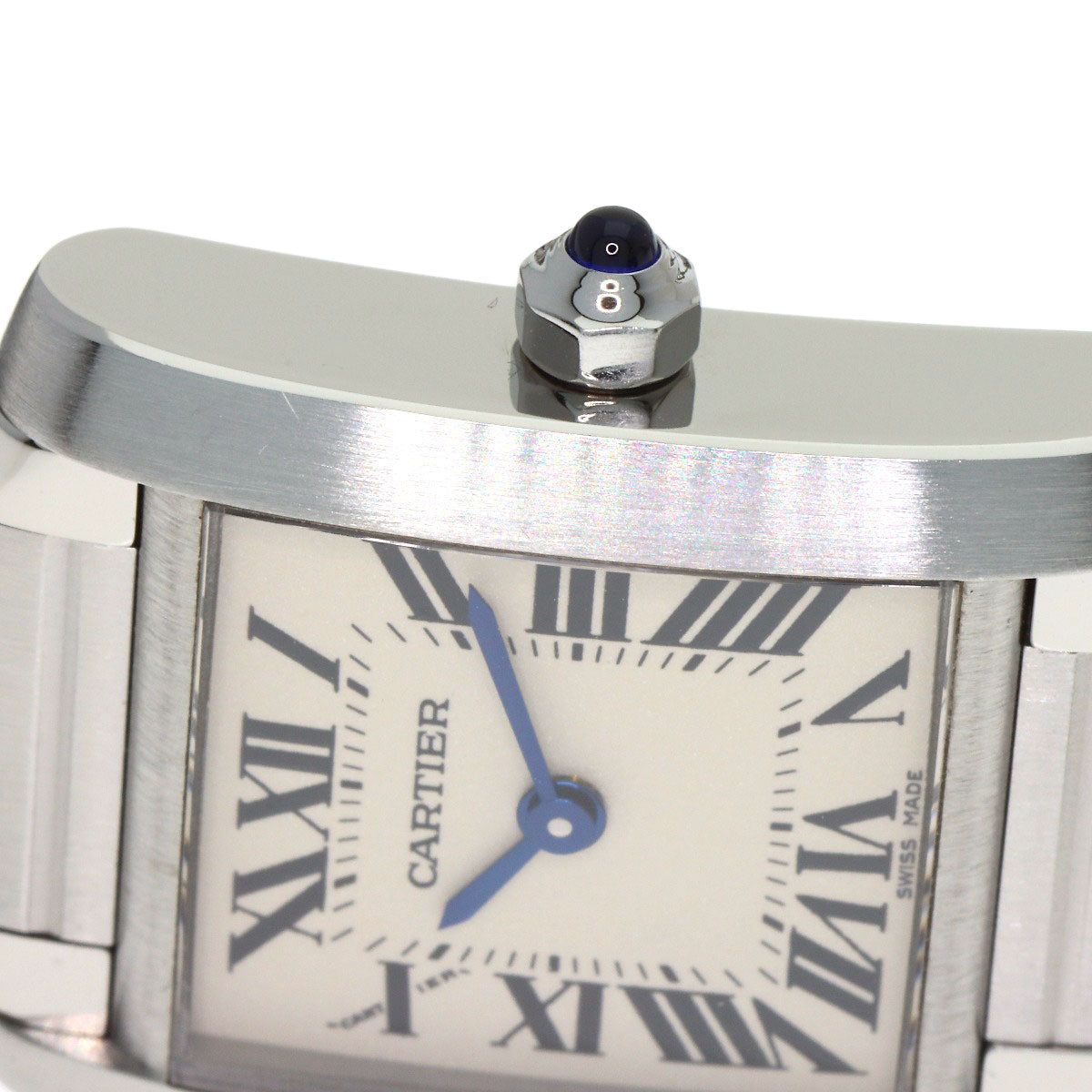 CARTIER Tank francaise SM Watches W51008Q3 Stainless Steel/Stainless Steel Ladies