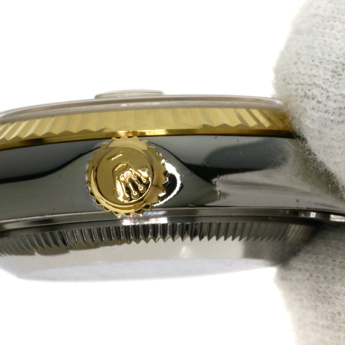ROLEX DATEJUST 10P Diamond Watches 79173G Stainless Steel/SSxK18YG Ladies
