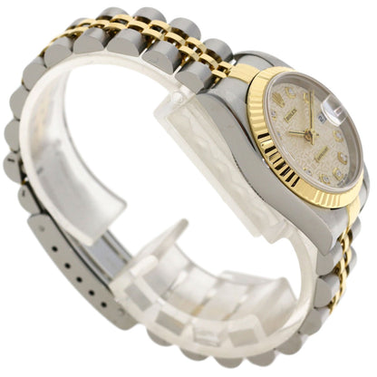 ROLEX DATEJUST 10P Diamond Watches 79173G Stainless Steel/SSxK18YG Ladies