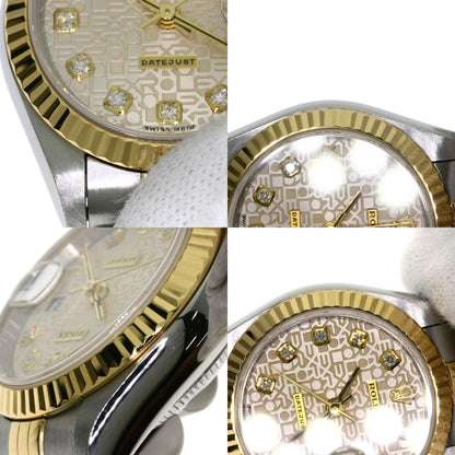 ROLEX DATEJUST 10P Diamond Watches 79173G Stainless Steel/SSxK18YG Ladies