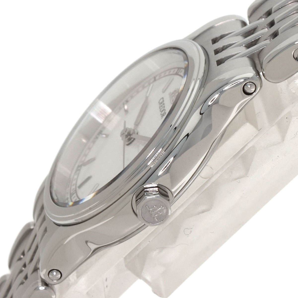 SEIKO CREDOR round face Watches 7371-0090 Stainless Steel/Stainless Steel Ladies