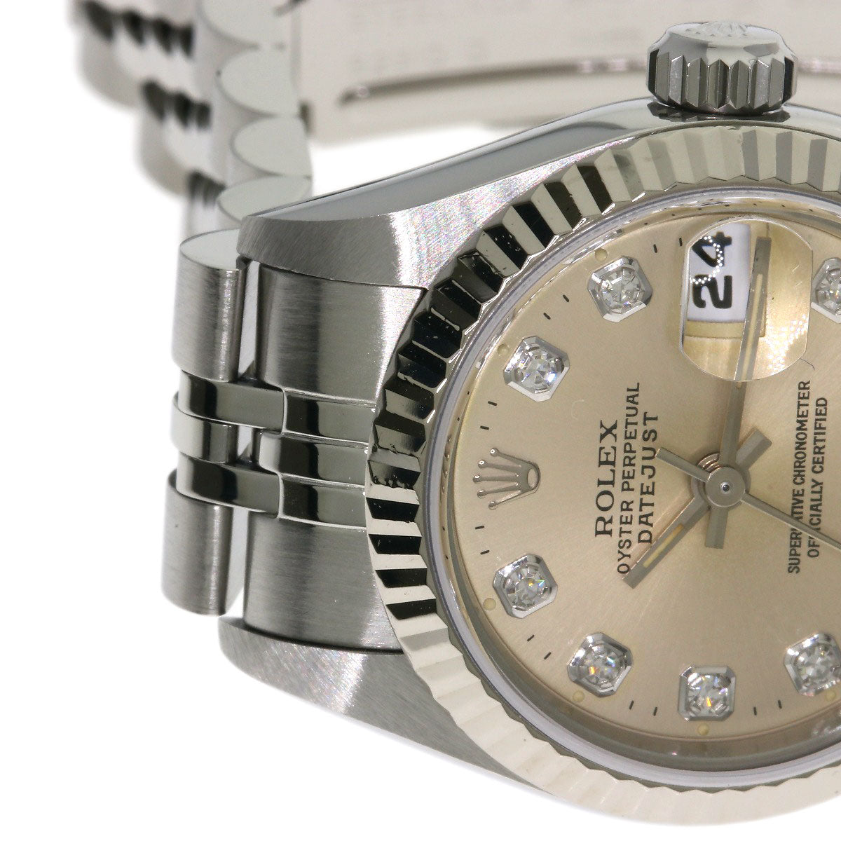 ROLEX DATEJUST 10P Diamond Watches 69174G Stainless Steel/Stainless Steel Ladies