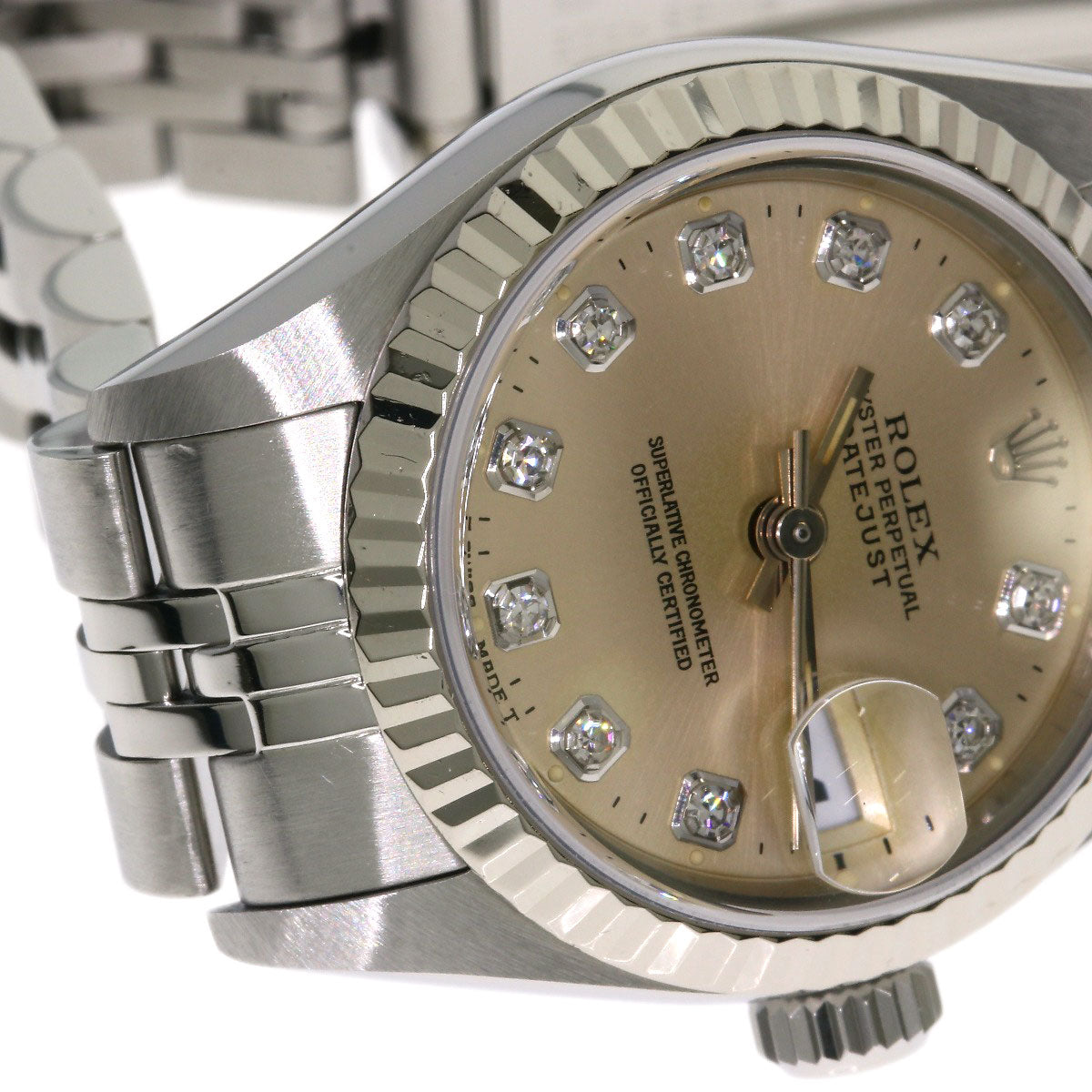 ROLEX DATEJUST 10P Diamond Watches 69174G Stainless Steel/Stainless Steel Ladies
